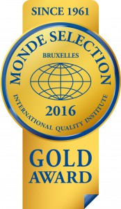 Monde Selection - Gold Quality Award 2016